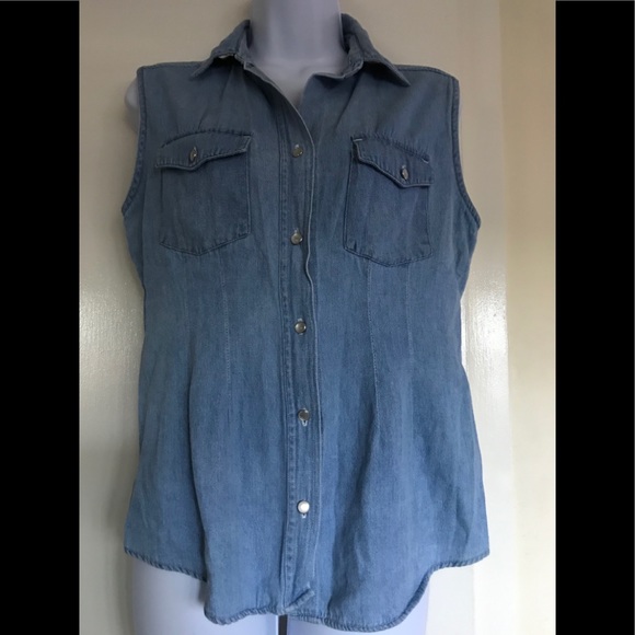 Vintage IGNITE BASICS , size M , jeans blue Vest - Picture 8 of 14